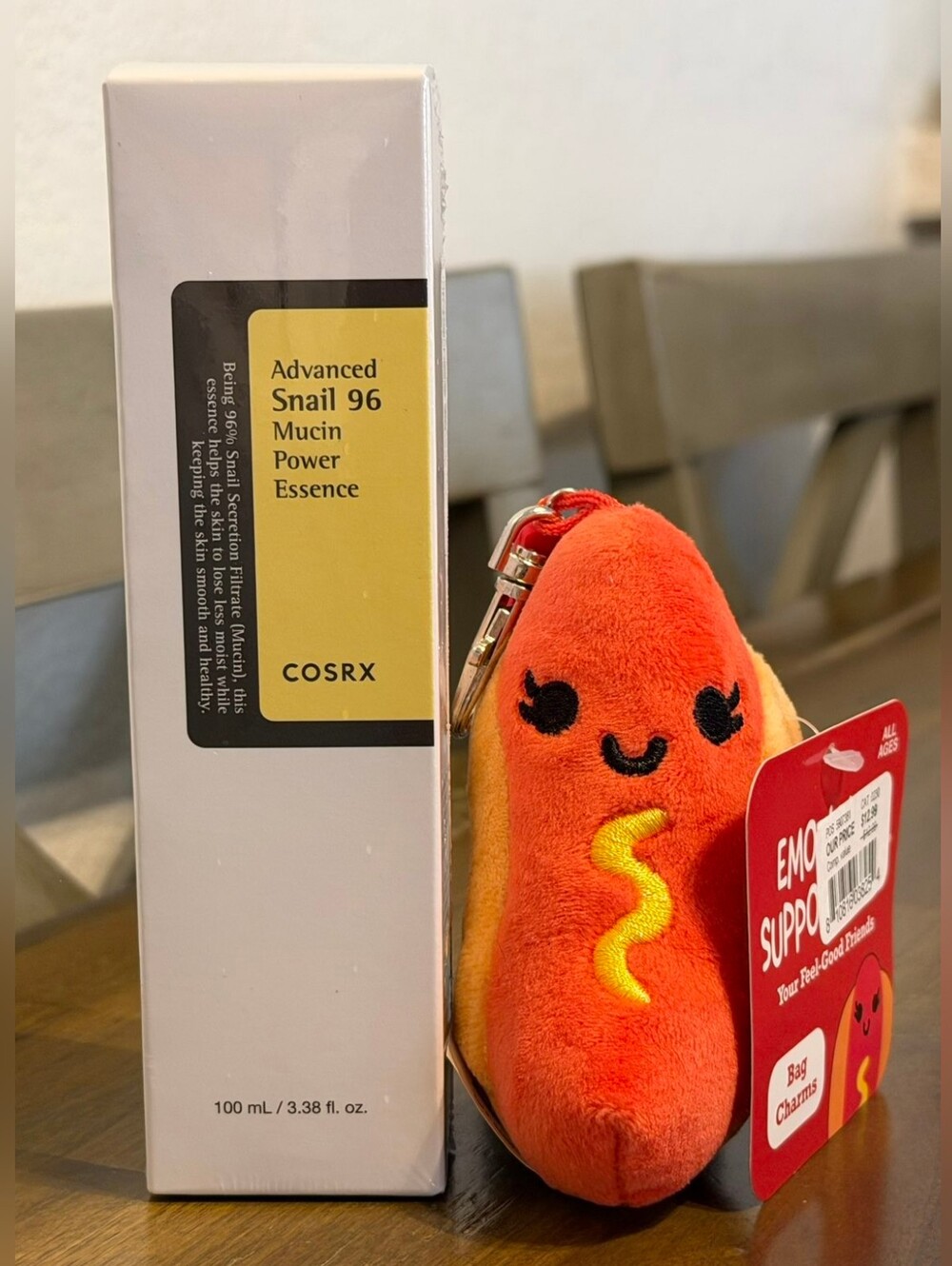 What Do You Want Meme? Emotional Support Hot Dog Keychain & COSRX Advanced
